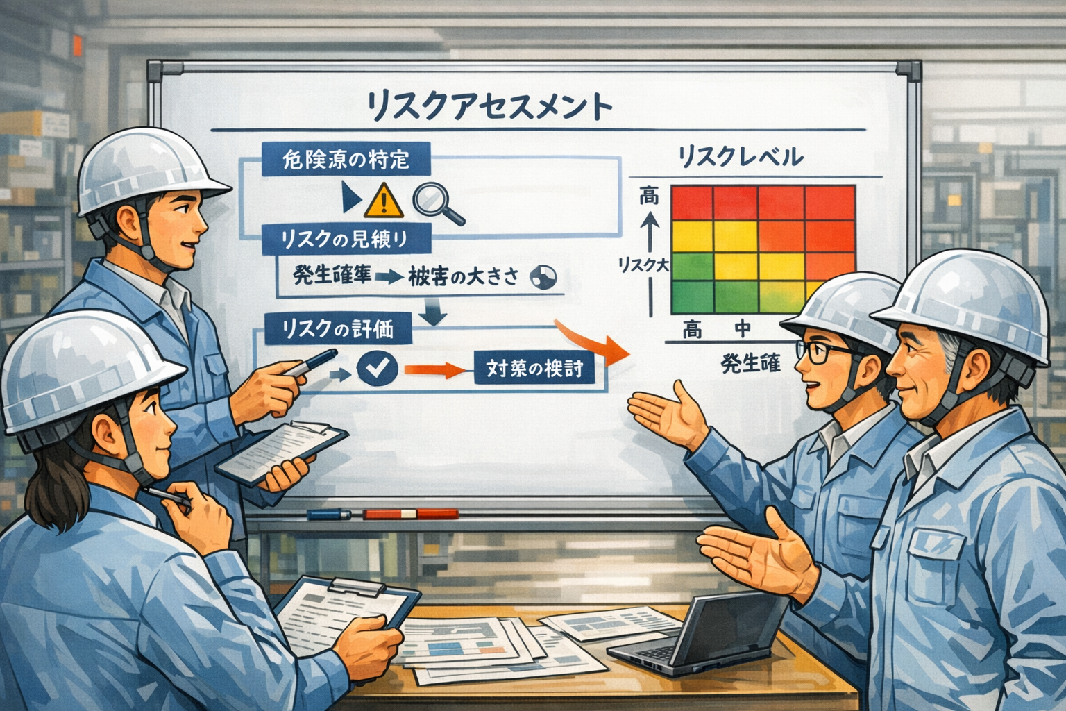 リスクアセスメントのイメージ