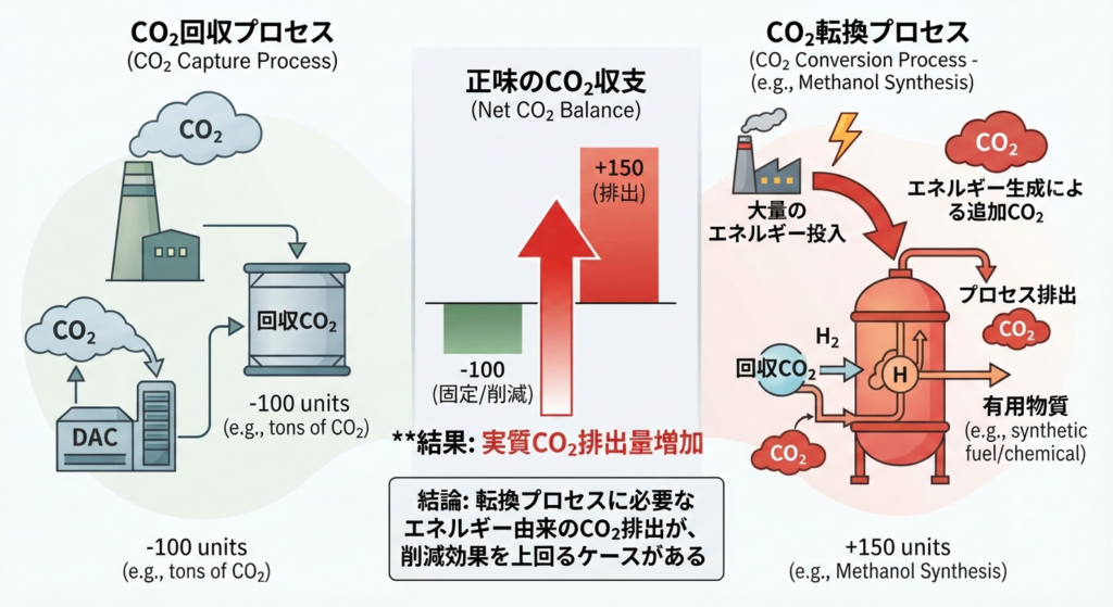 むしろCO2が増えている