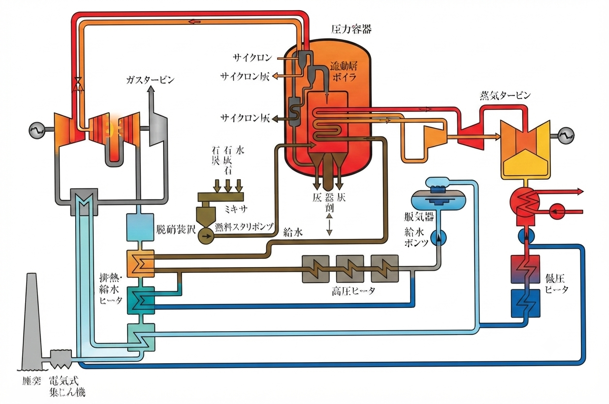 PFBC系統図
