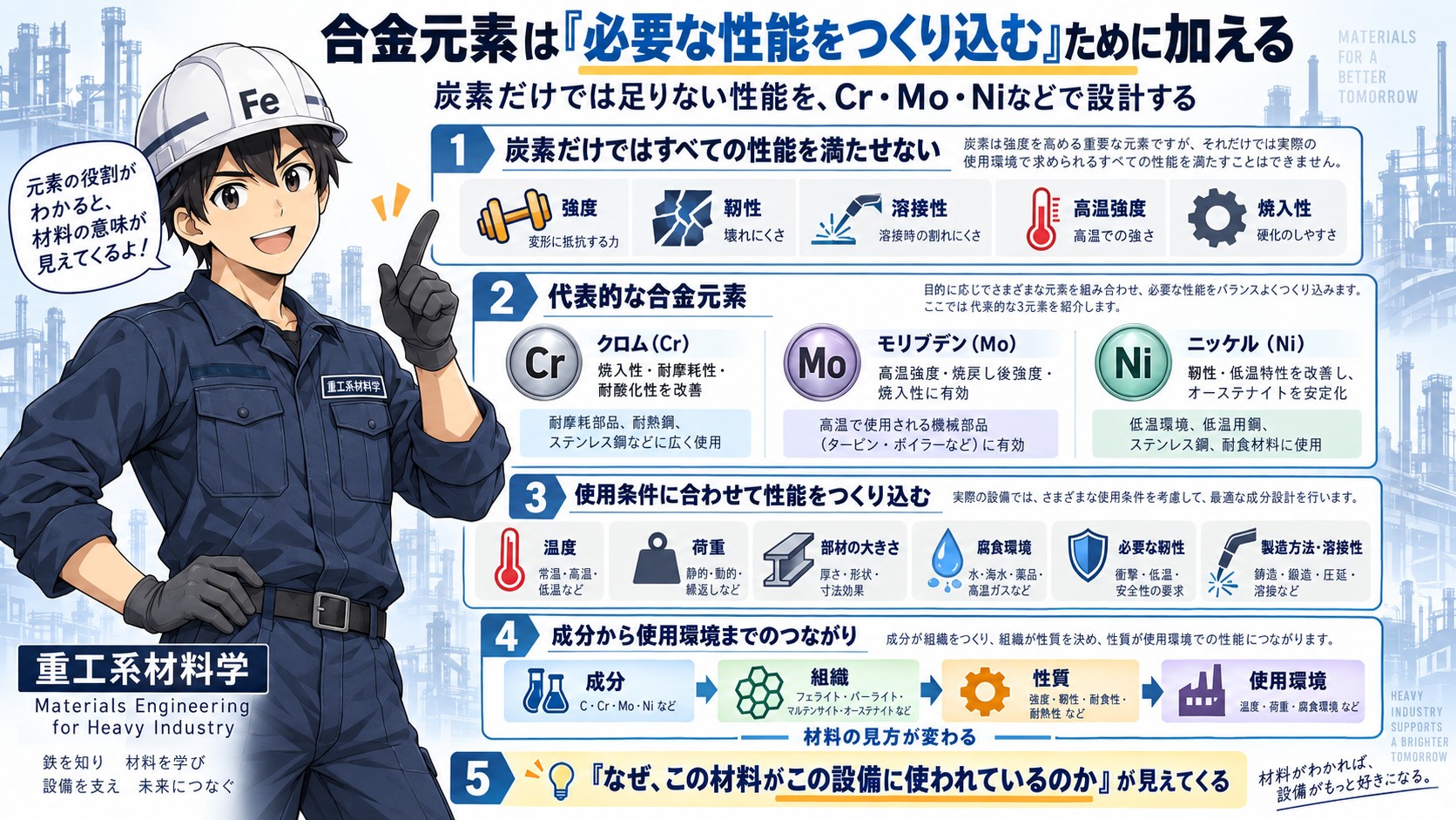 合金元素まとめ