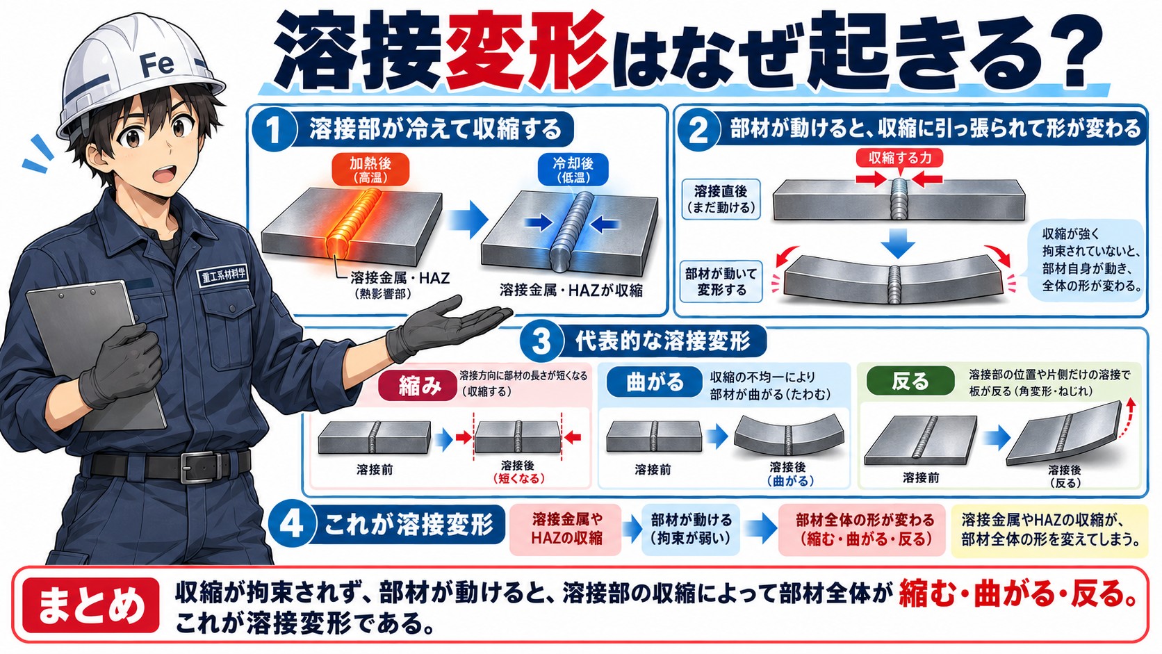 溶接変形