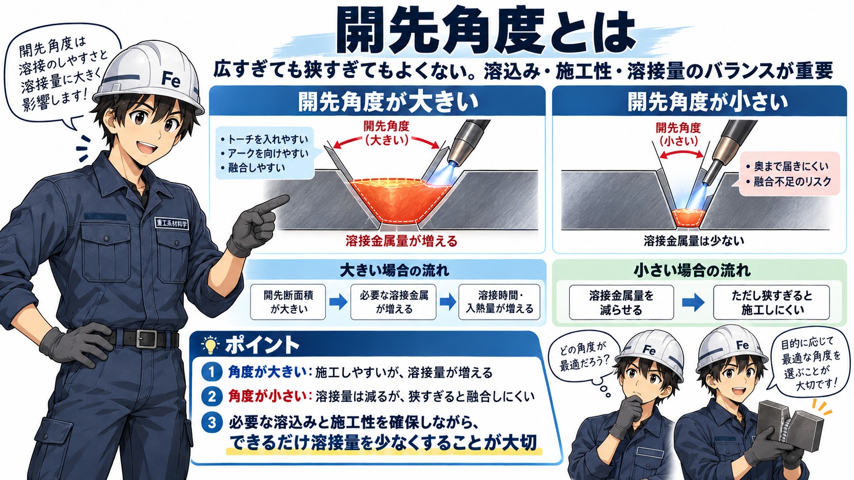 開先角度