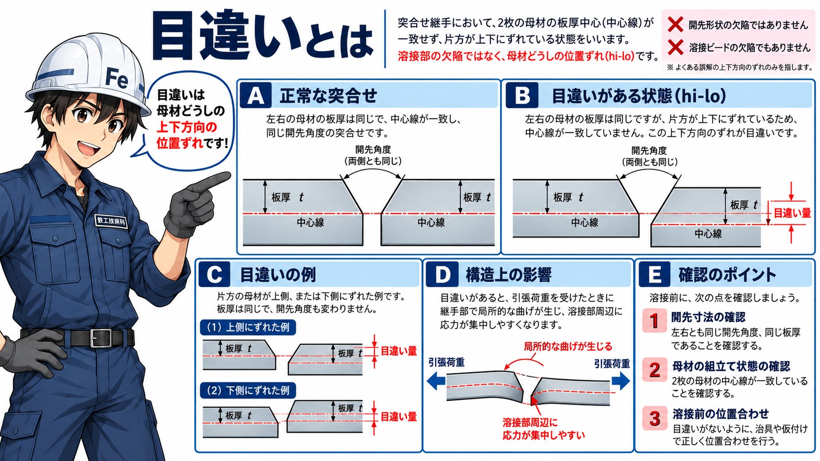 目違い