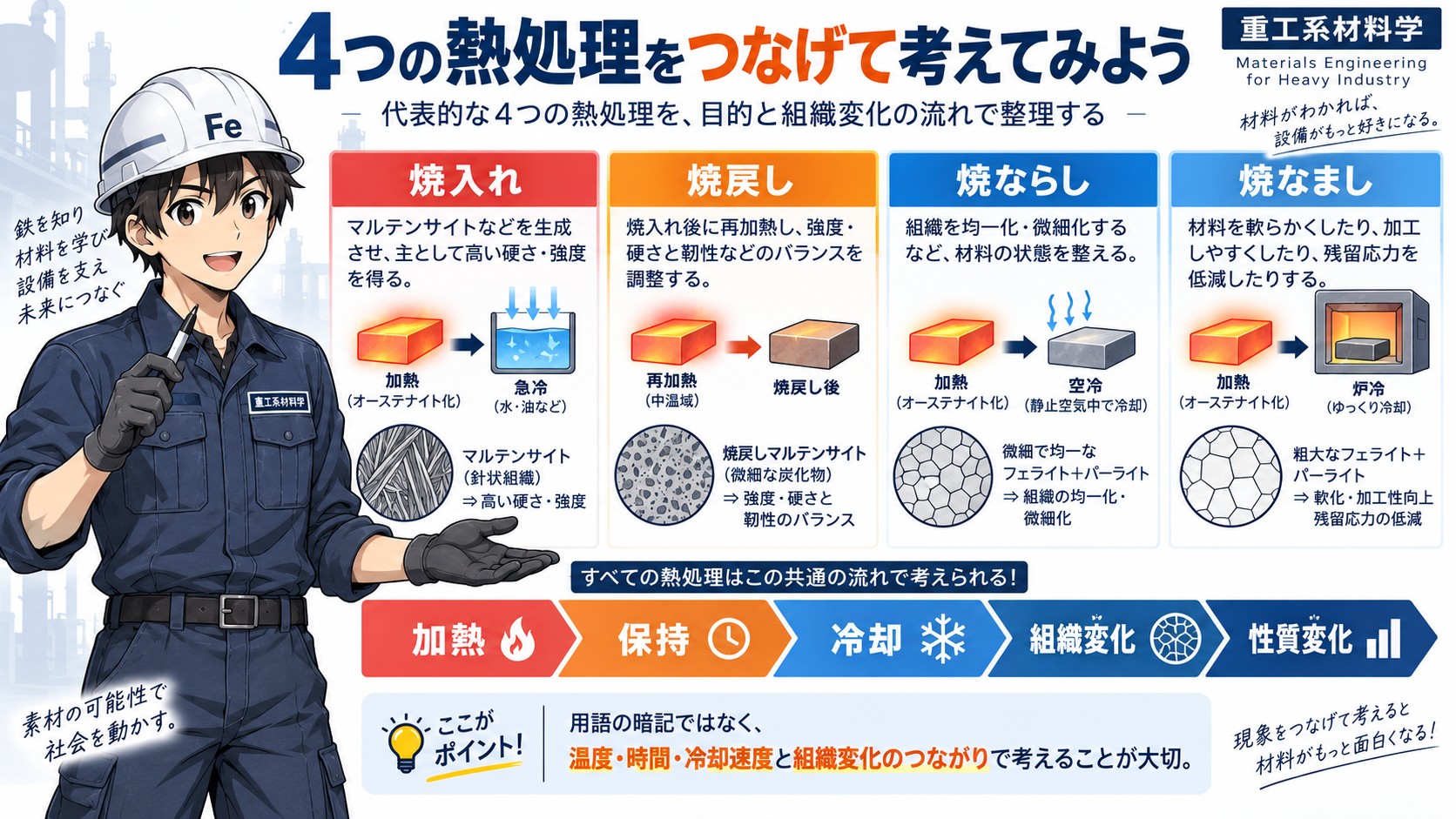 4つの熱処理