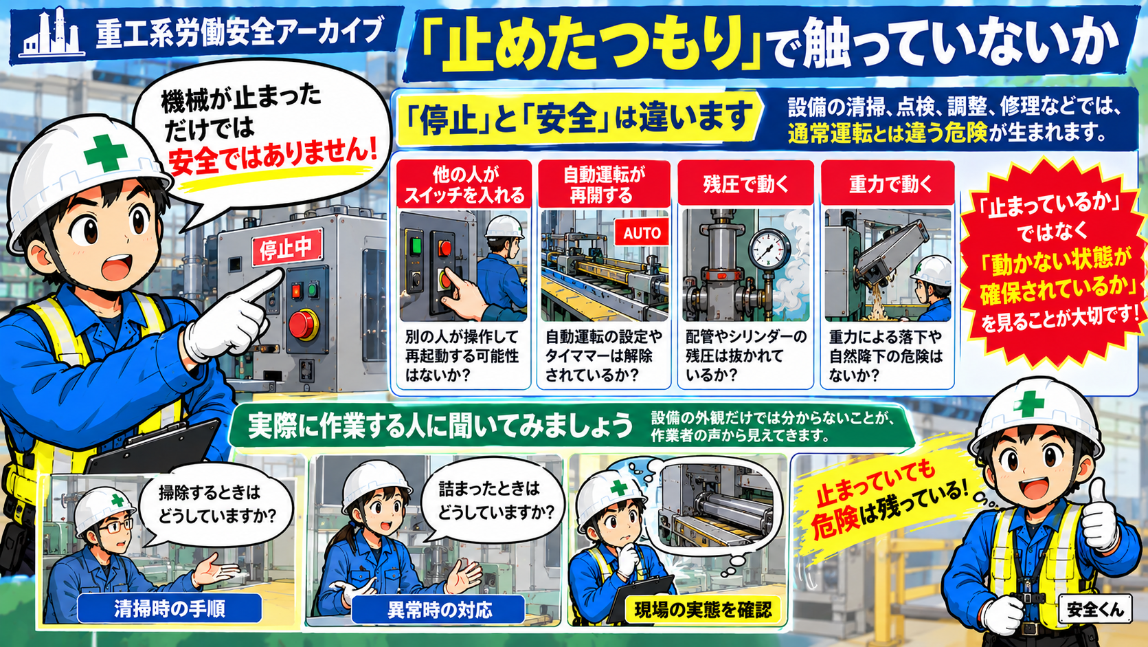 止めたつもりで触ってないか