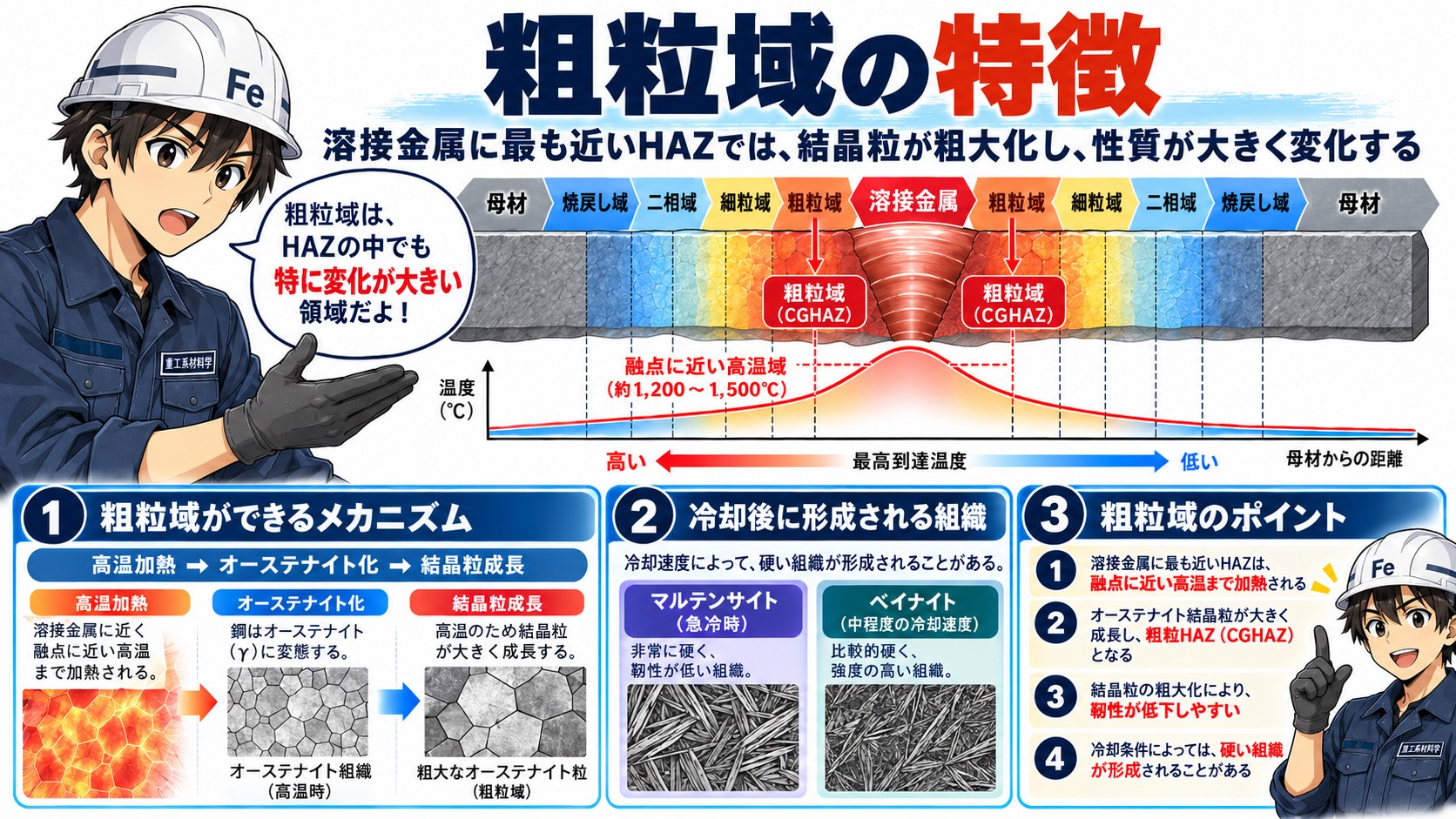 粗粒域の特徴