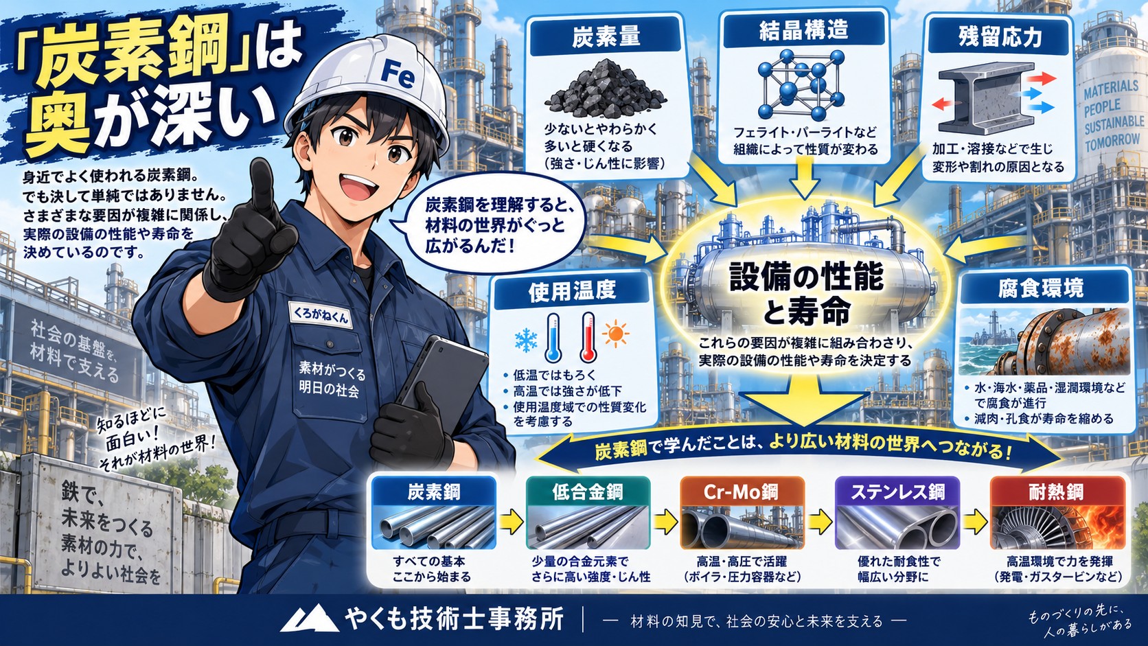 炭素鋼は奥が深い
