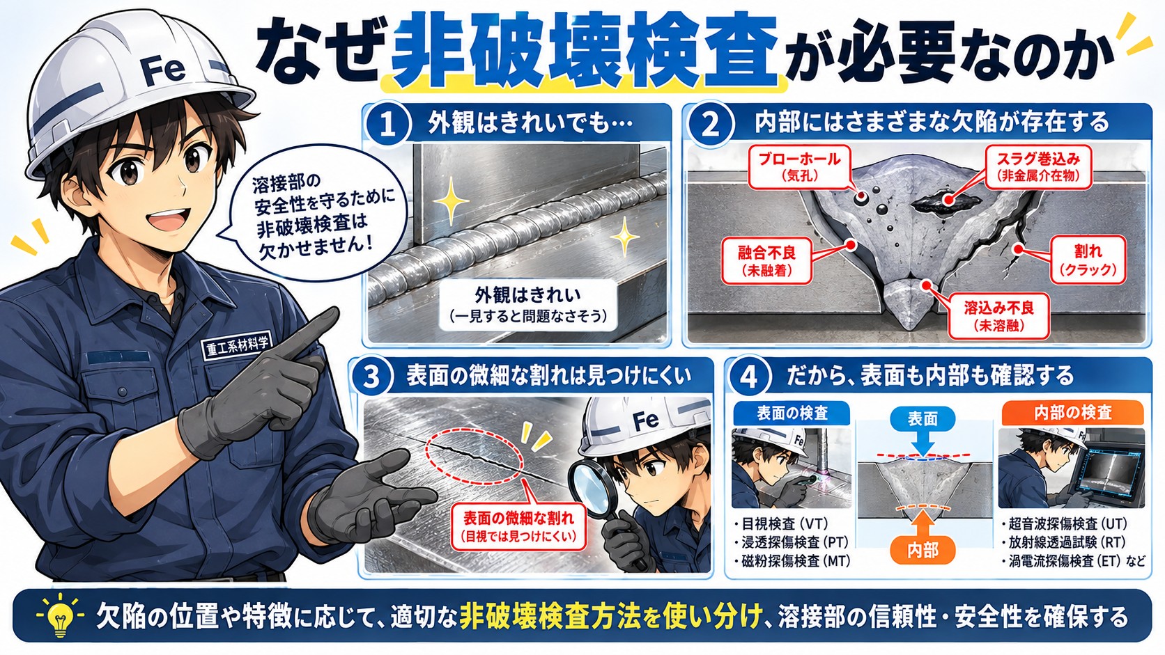 非破壊検査の必要性
