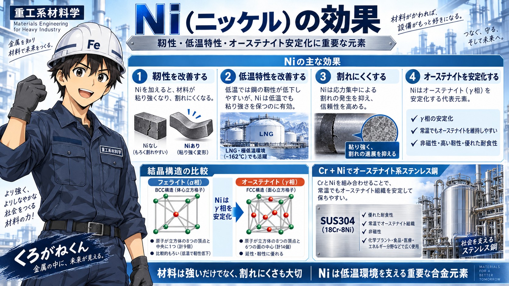 ニッケルの役割