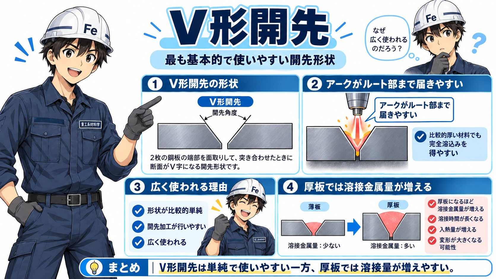 V型開先