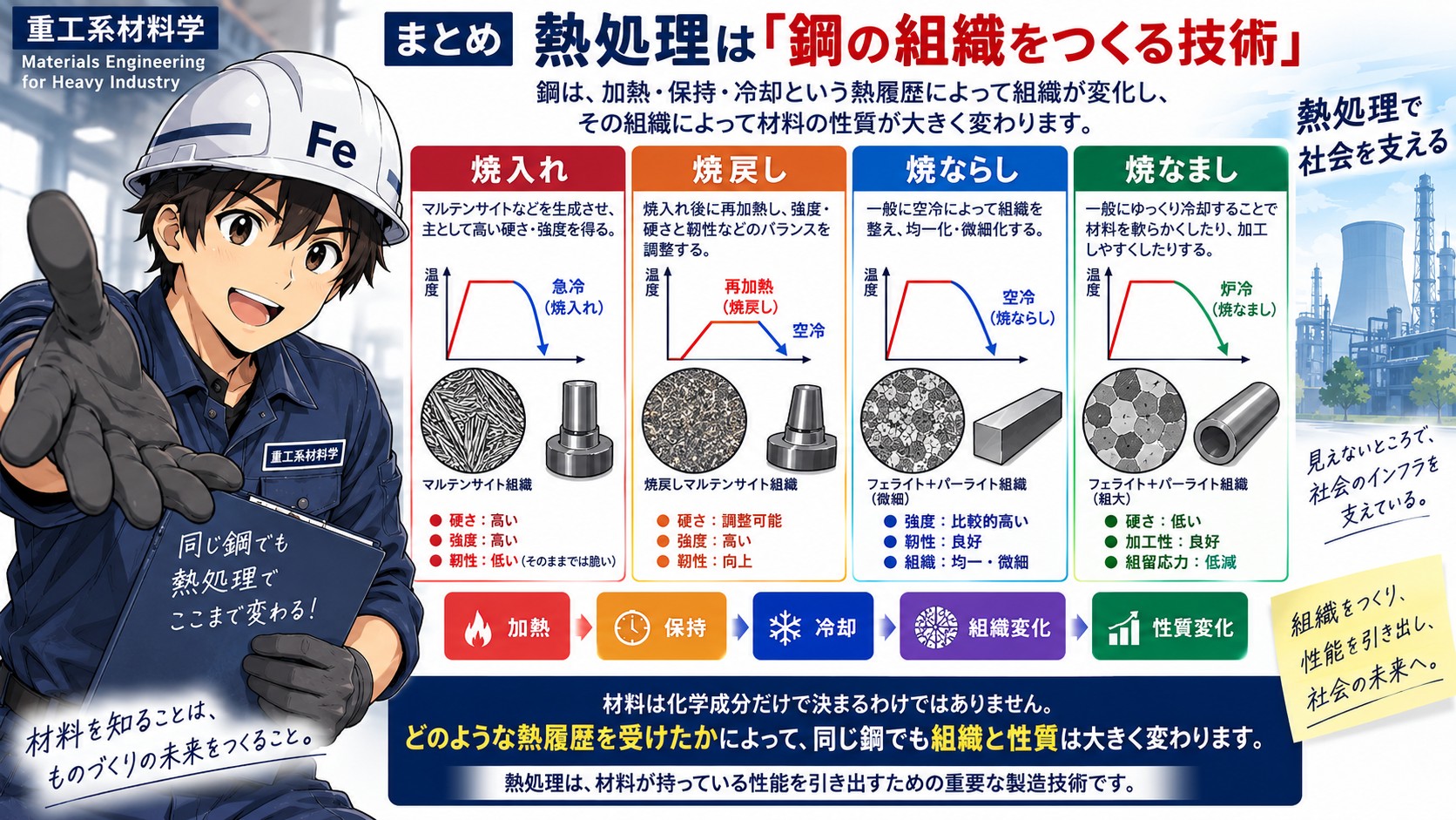 熱処理のまとめ