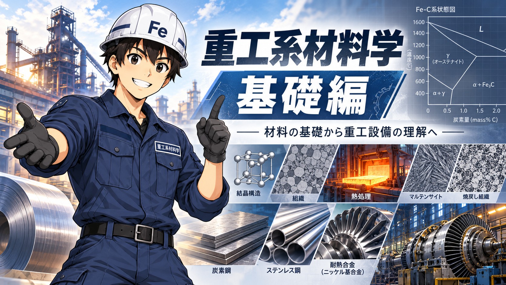 重工系材料学 基礎編アイキャッチ
