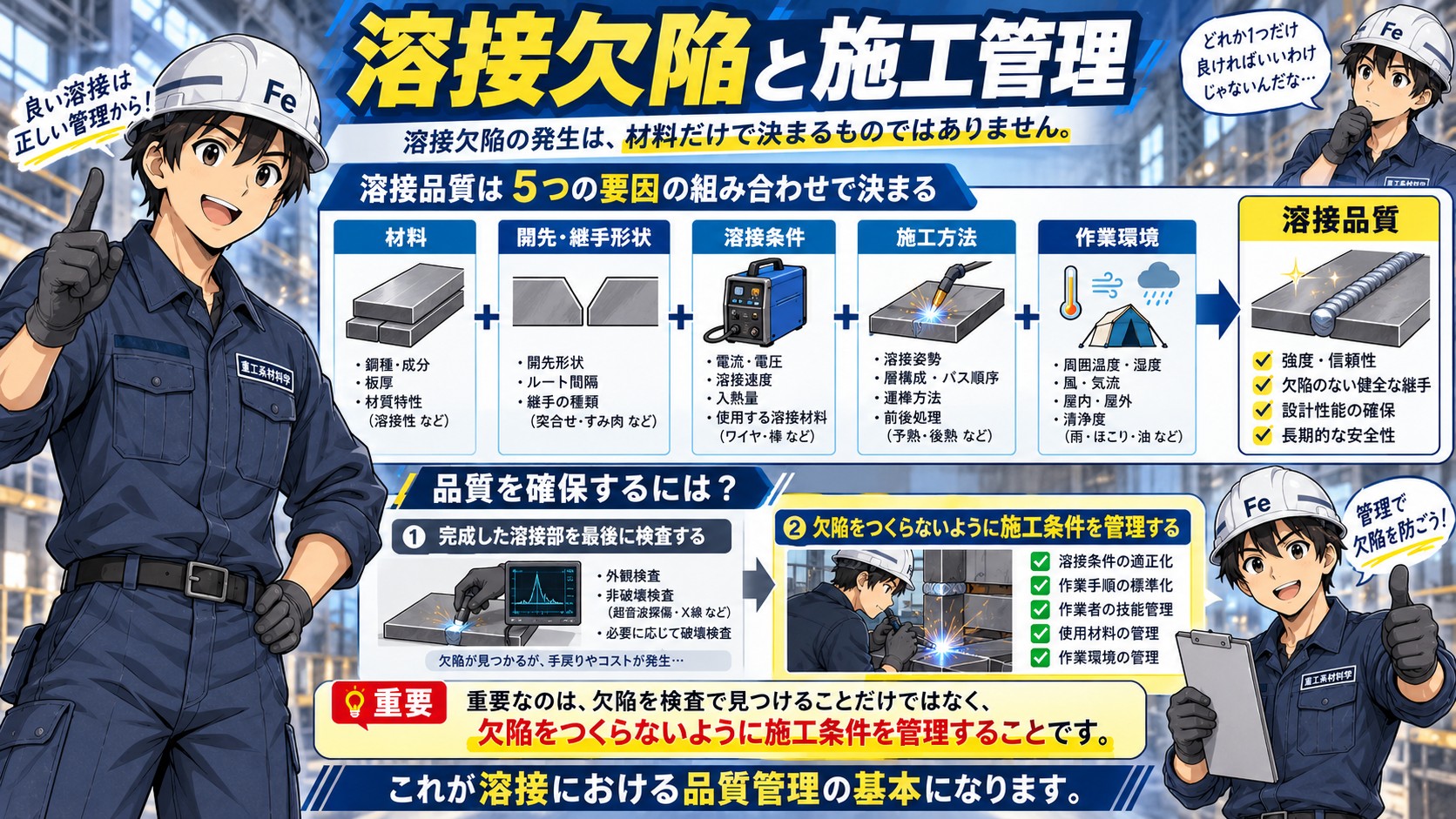 溶接施工管理