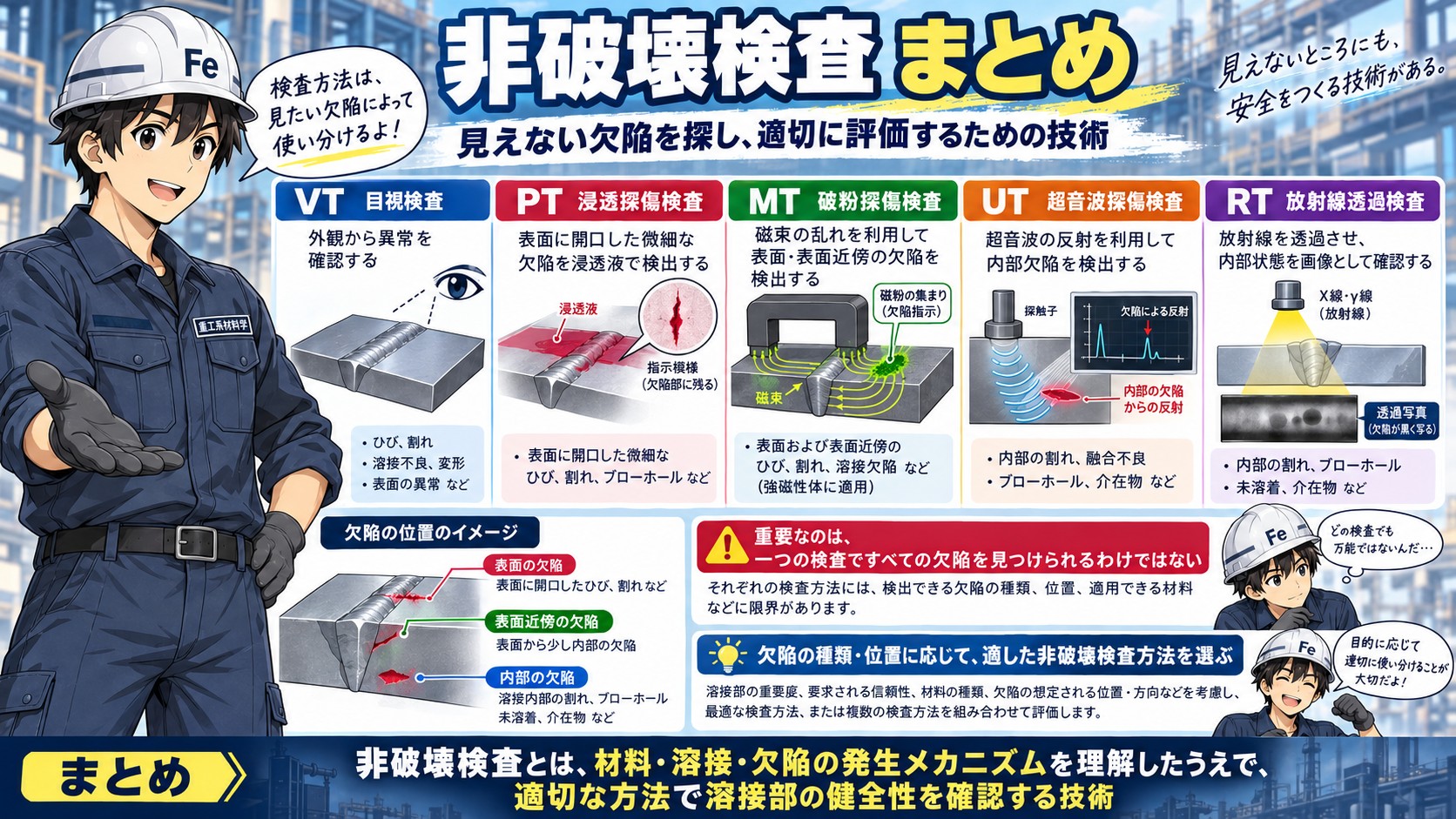 非破壊検査 まとめ