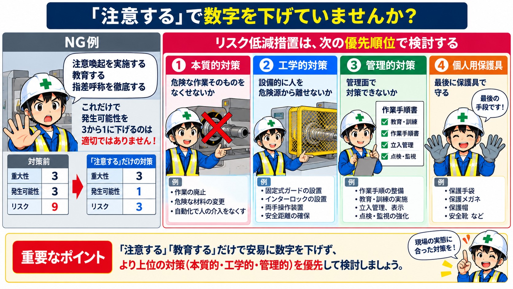 対策の優先度
