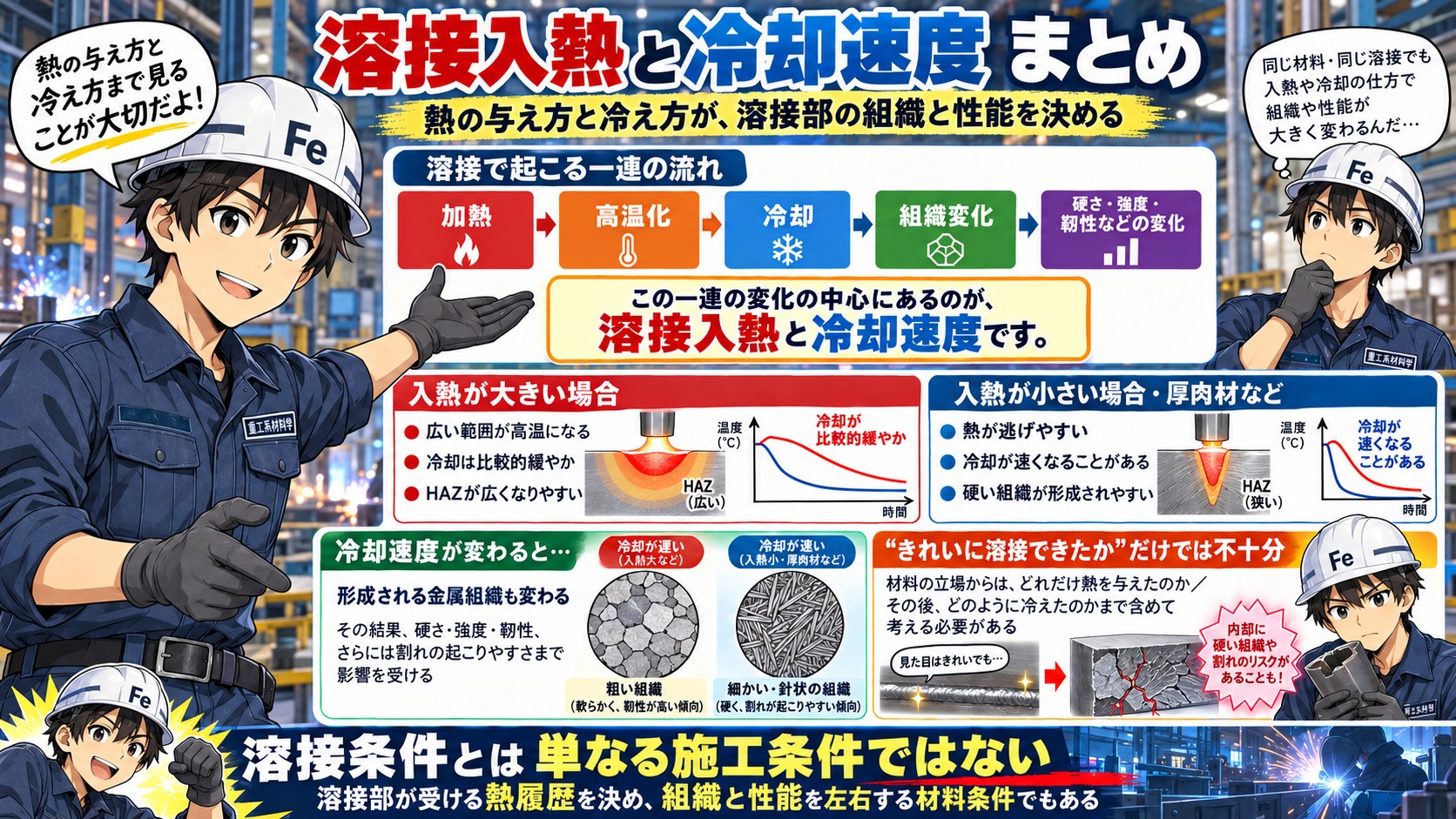 まとめ 溶接入熱