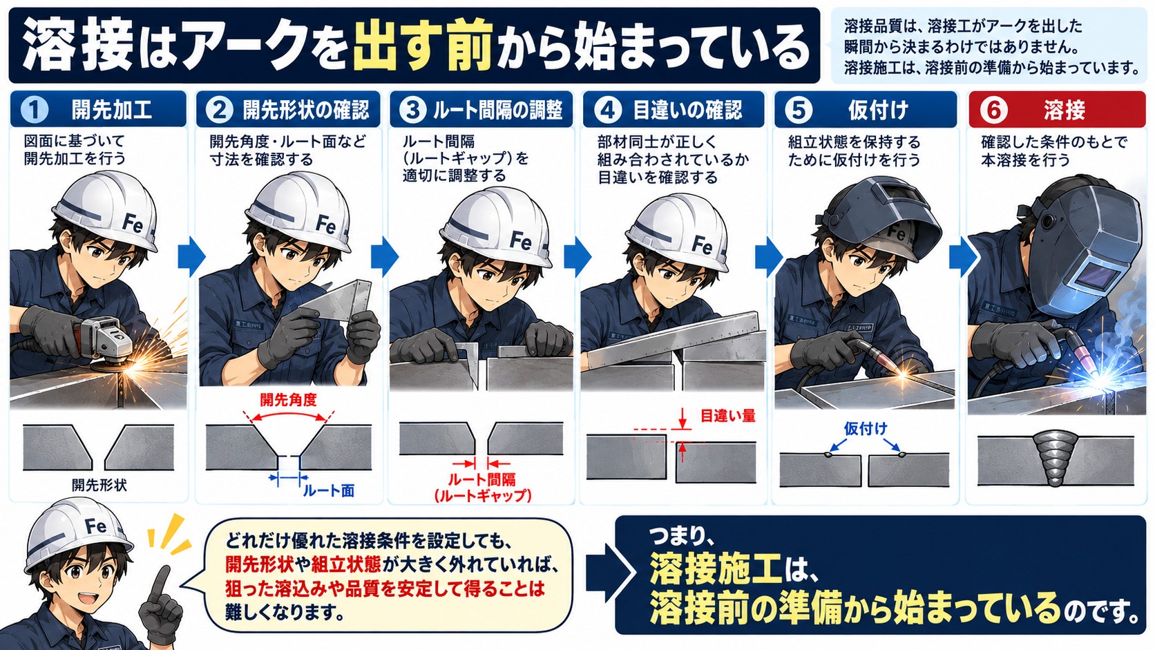 アークを出す前