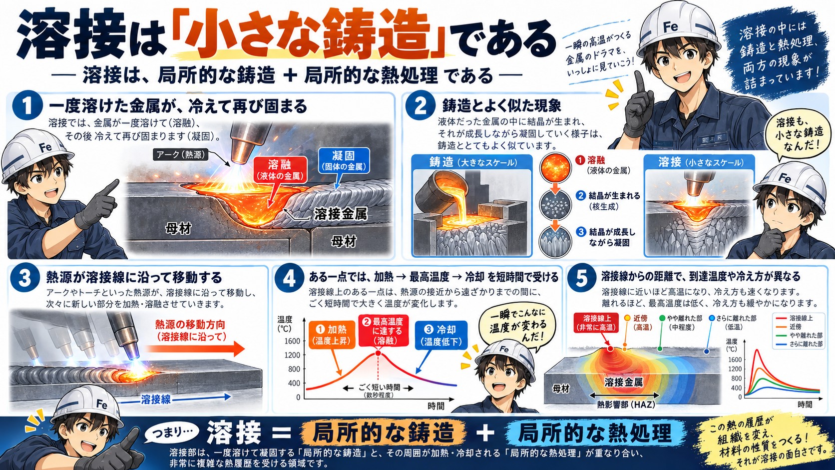 溶接は鋳造