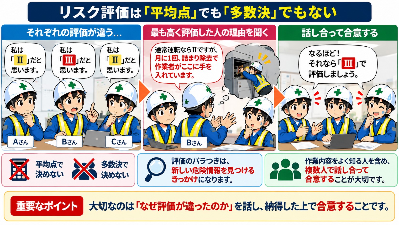 多数決はNG