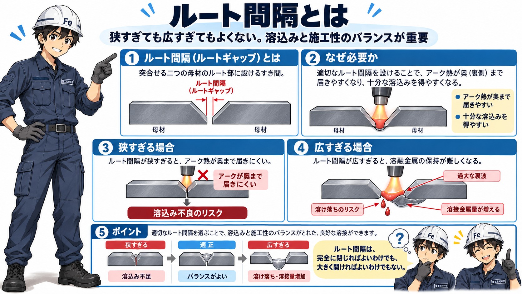 ルート間隔