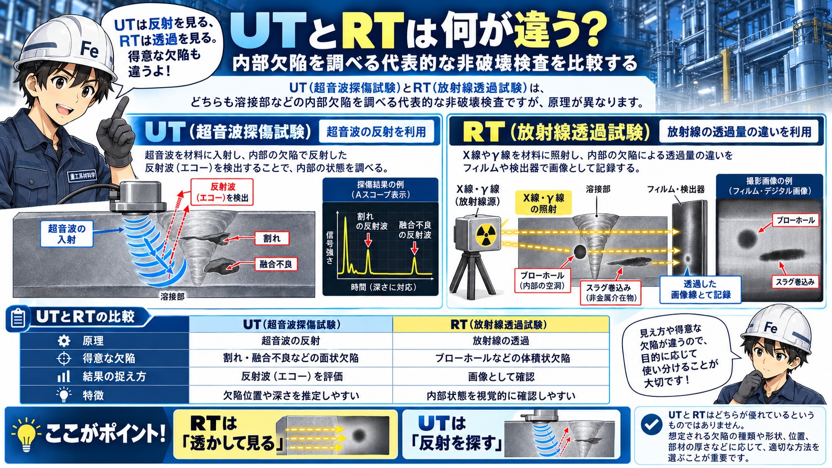 UTとRT