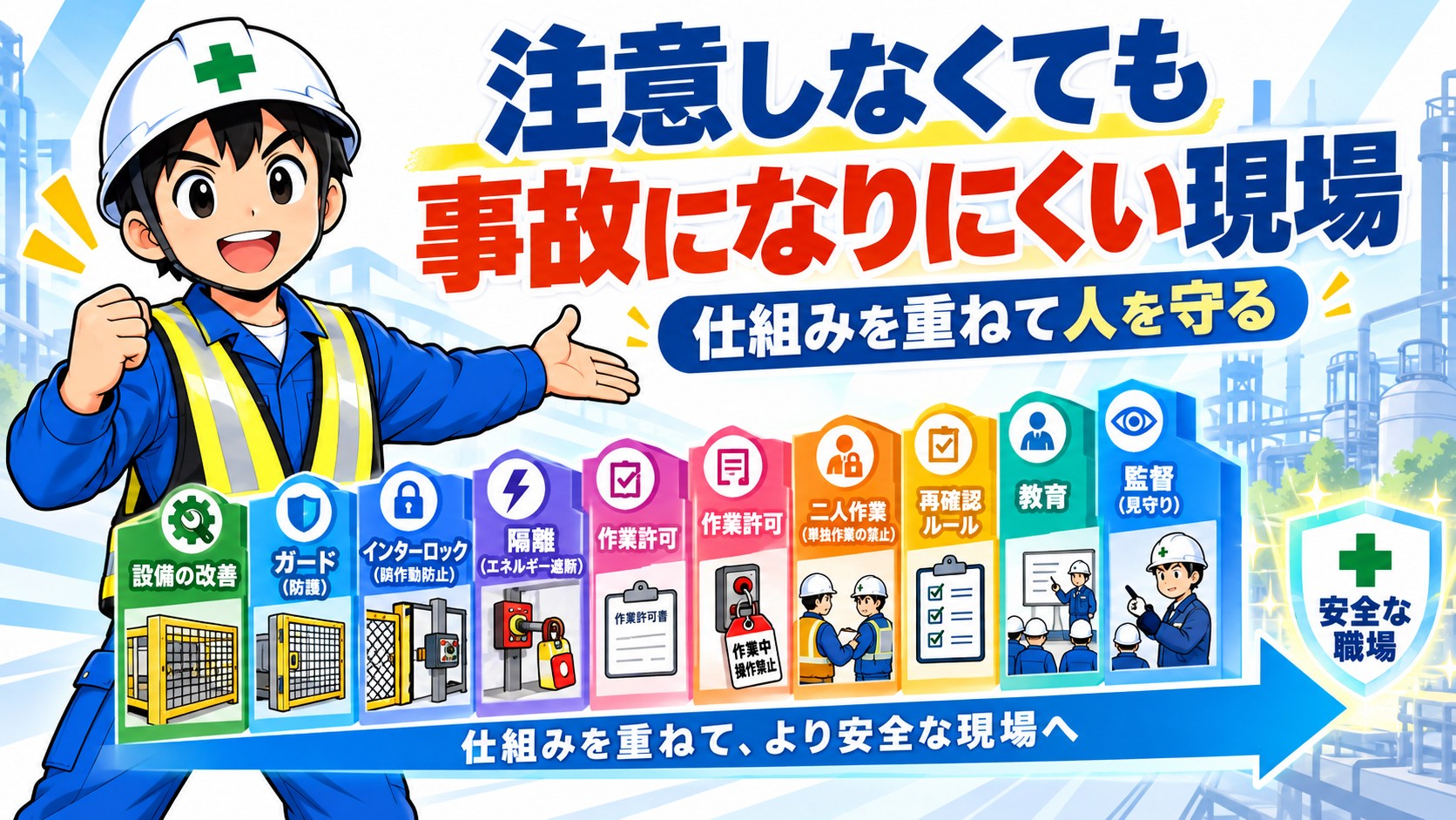 事故になりにくい現場