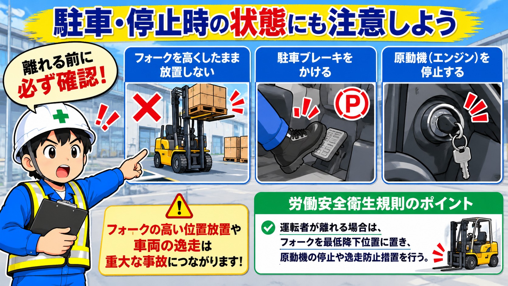 駐車・停止時の状態