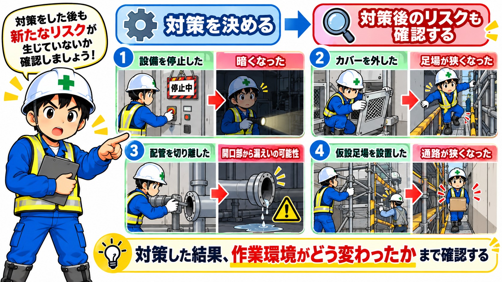 対策後のリスク確認