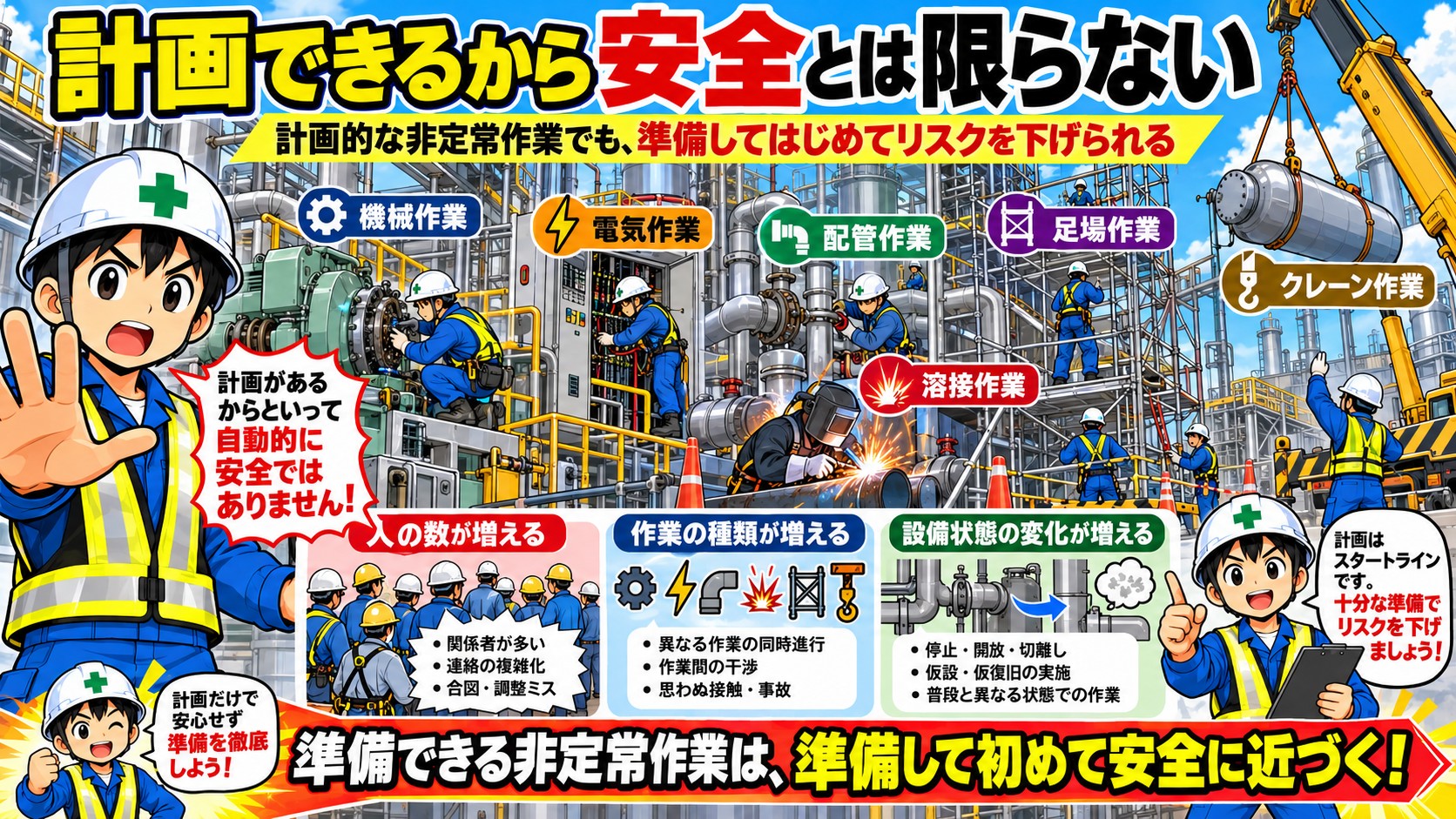 計画できるから安全とは限らない