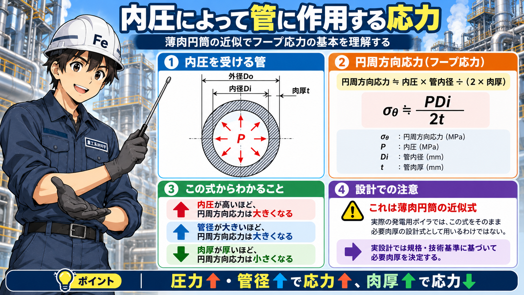 フープ応力