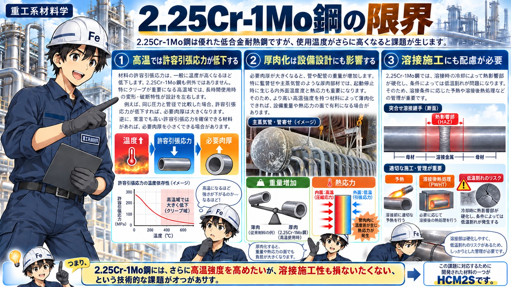 クロモリ鋼の限界