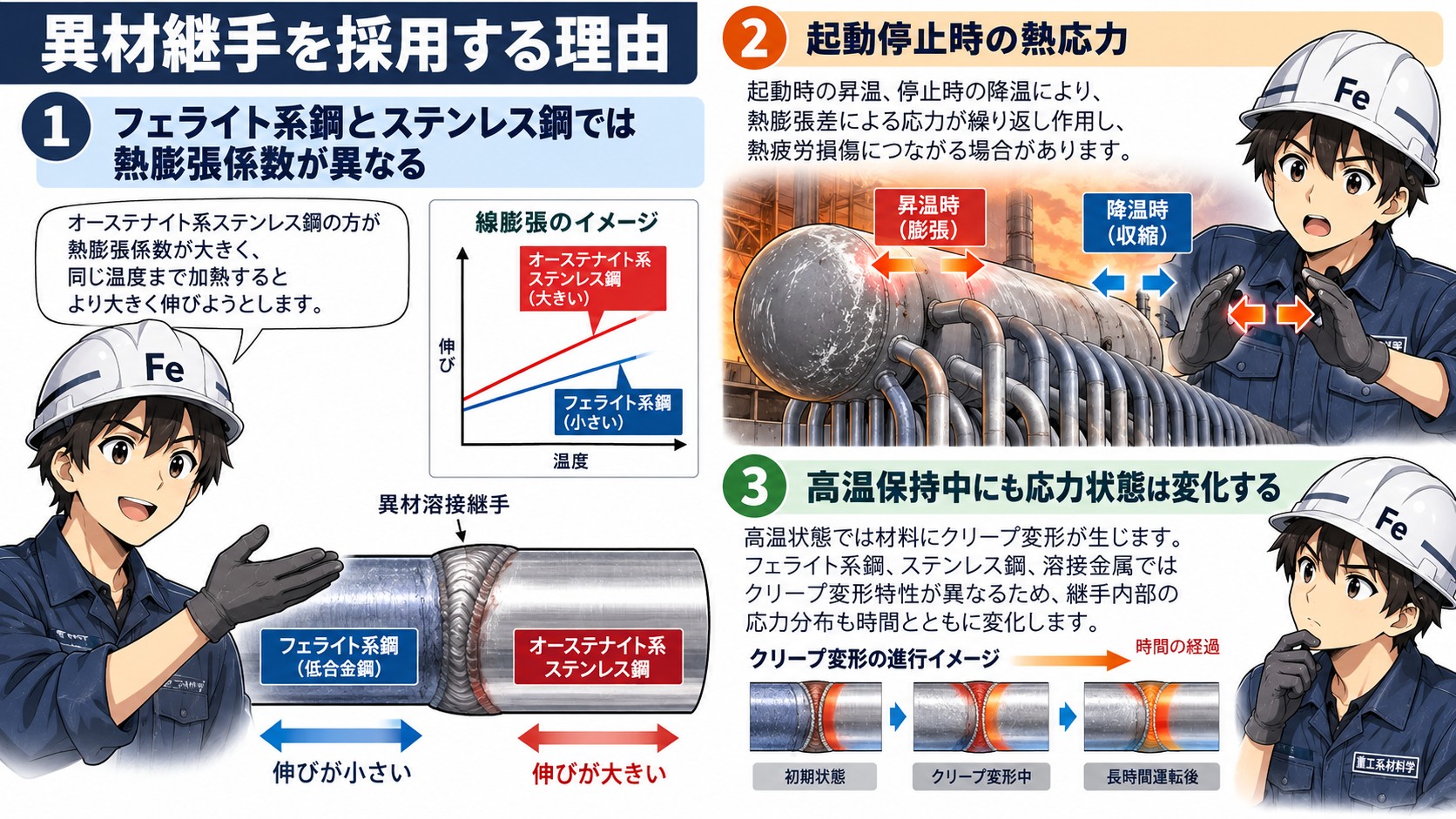 異材継手を採用する理由