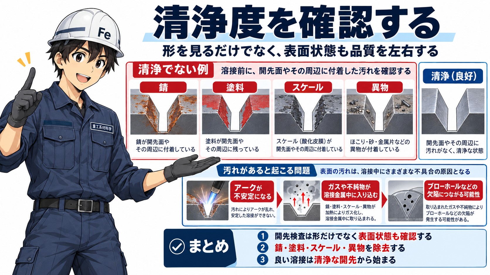 清浄度の確認