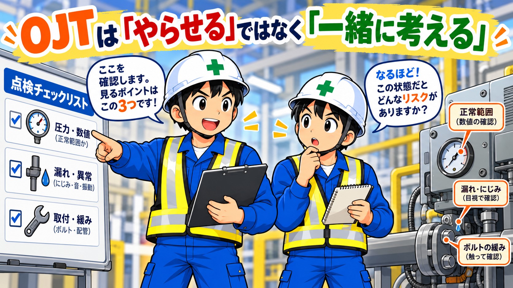 OJTで一緒に考える
