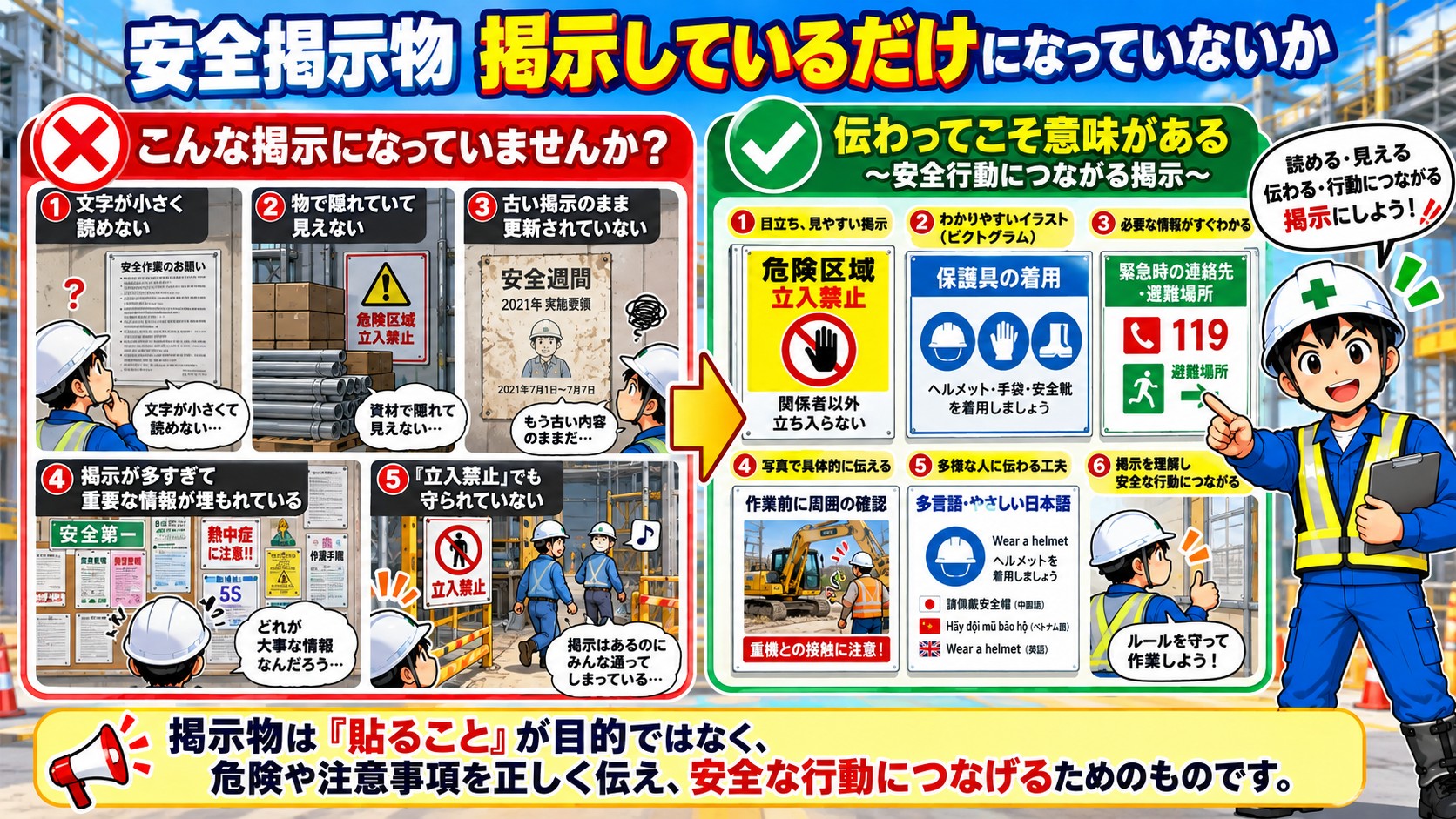 安全掲示物