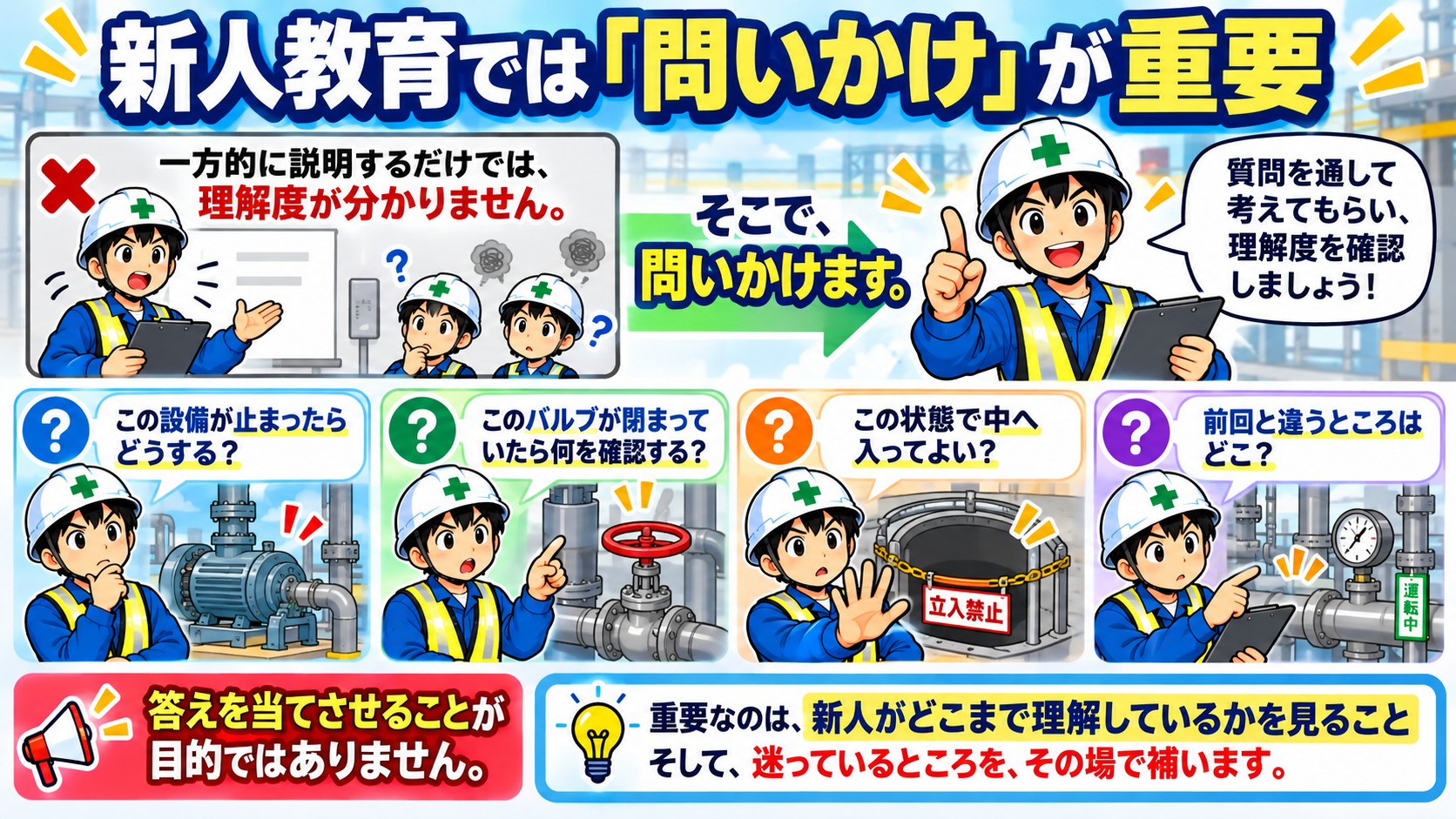 問いかけが重要
