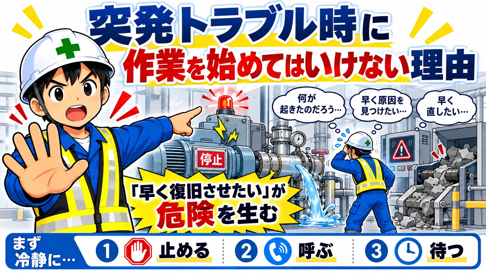 直ぐに復旧作業に取り掛かるな