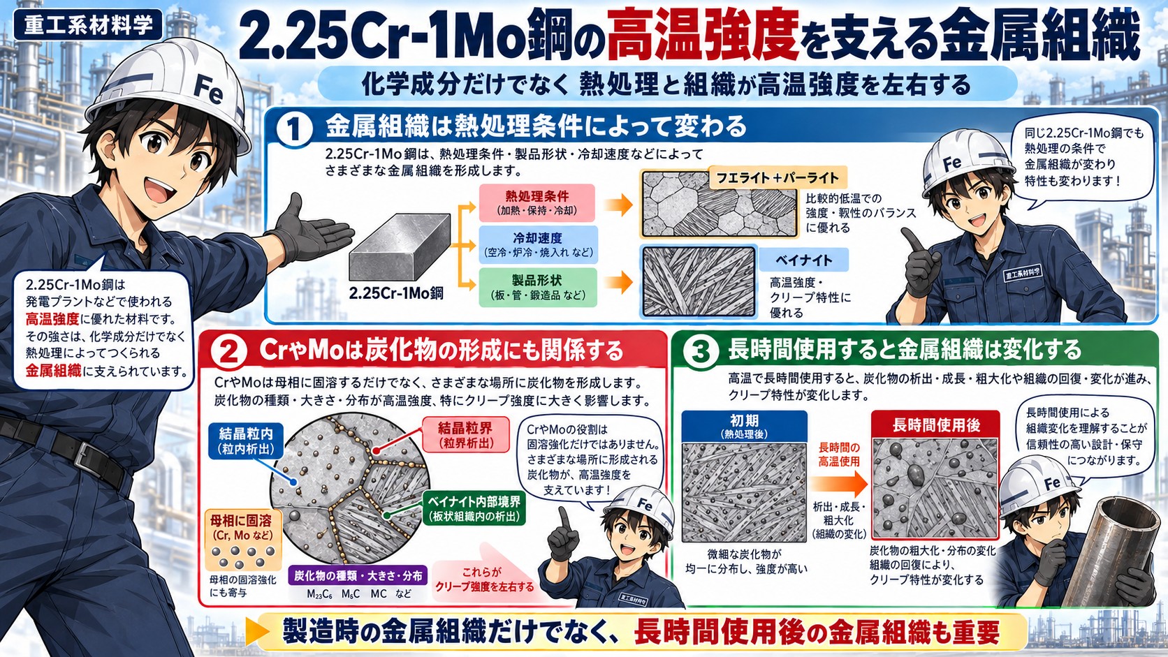 高強度を支える金属組織