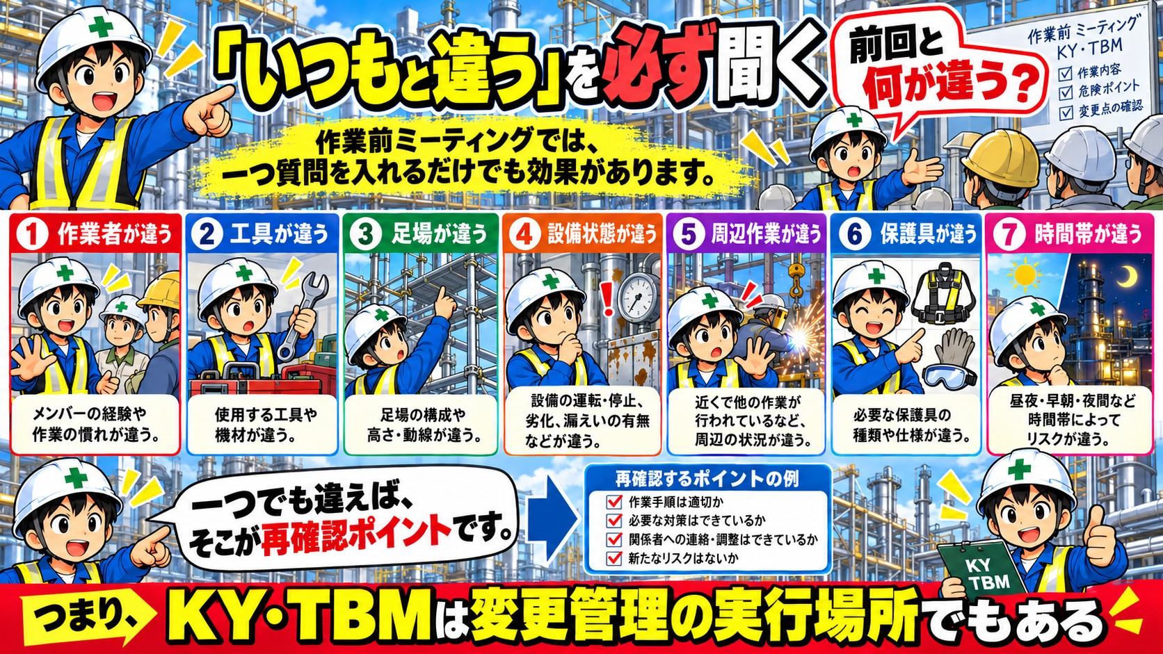 いつもと違うを聞く