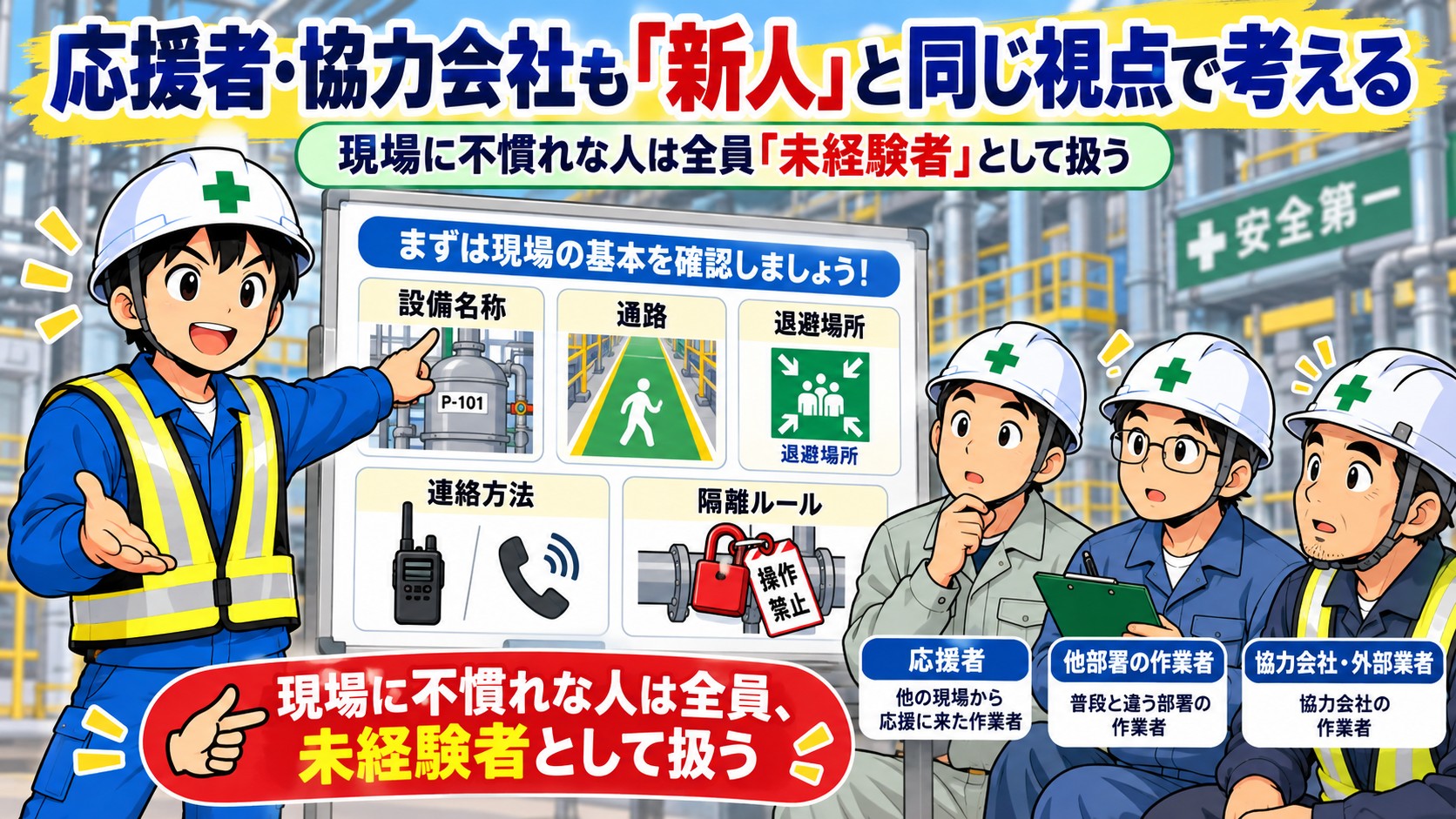 不慣れな人はみんな未経験者