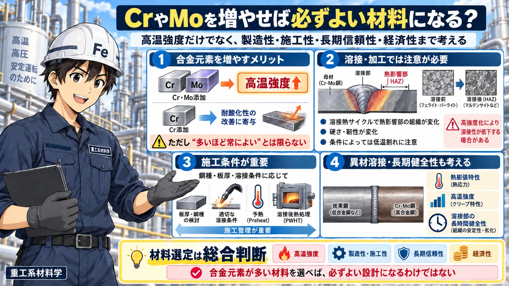 CrMoを増やす