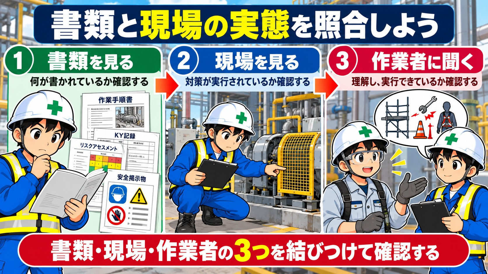 書類と現場の商号
