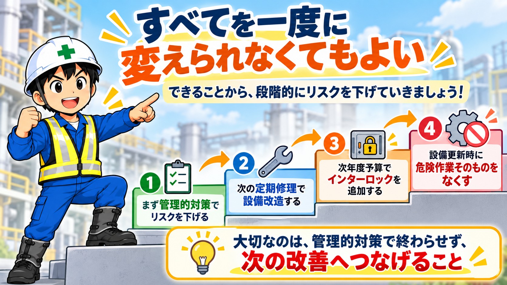 すべてを一度に替えられなくてもいい