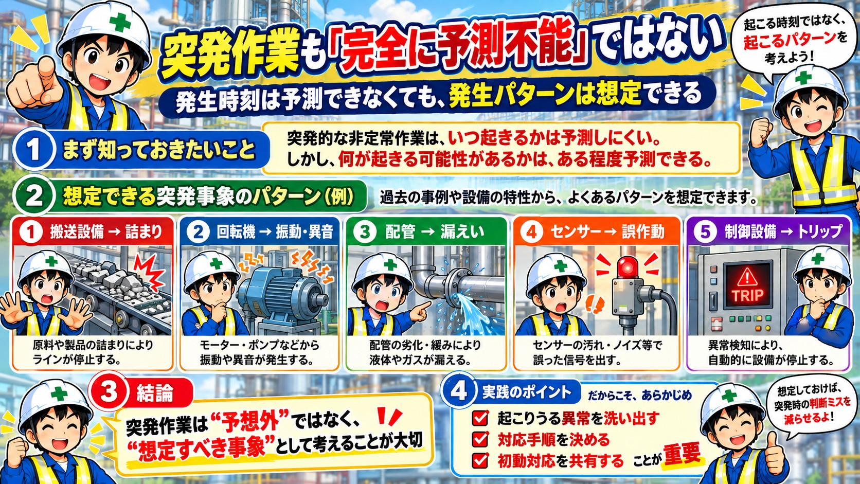 リスクは予測不能ではない