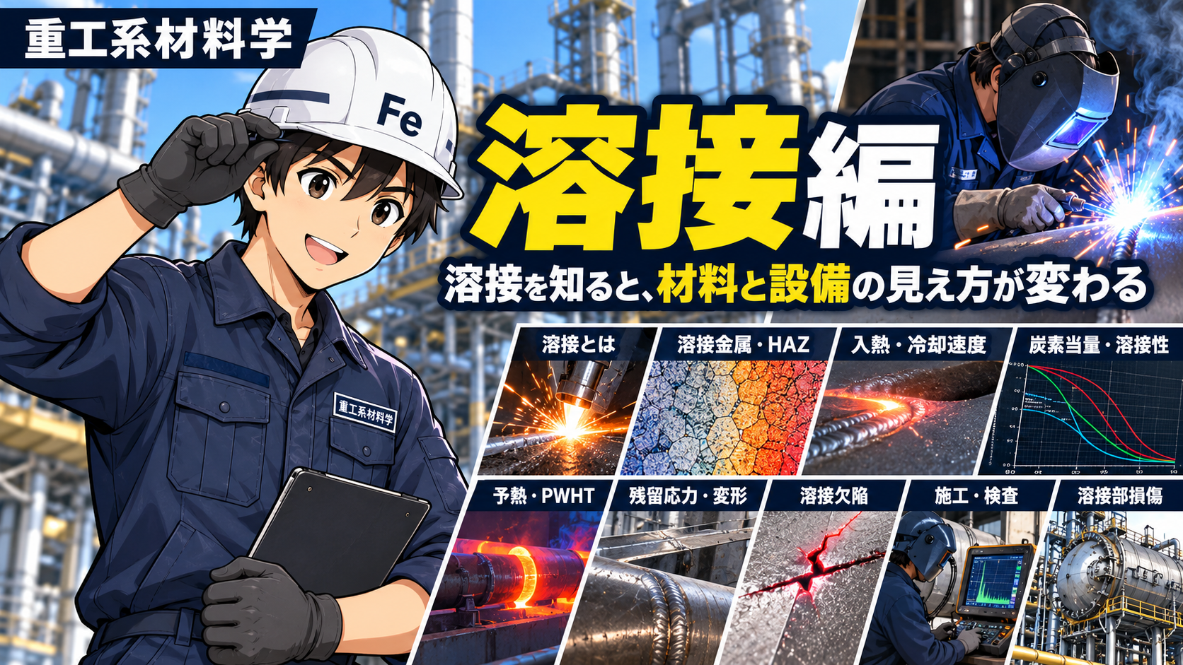 重工系材料学 溶接編アイキャッチ