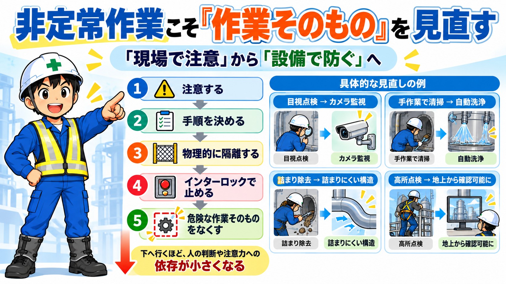 作業そのものを見直す