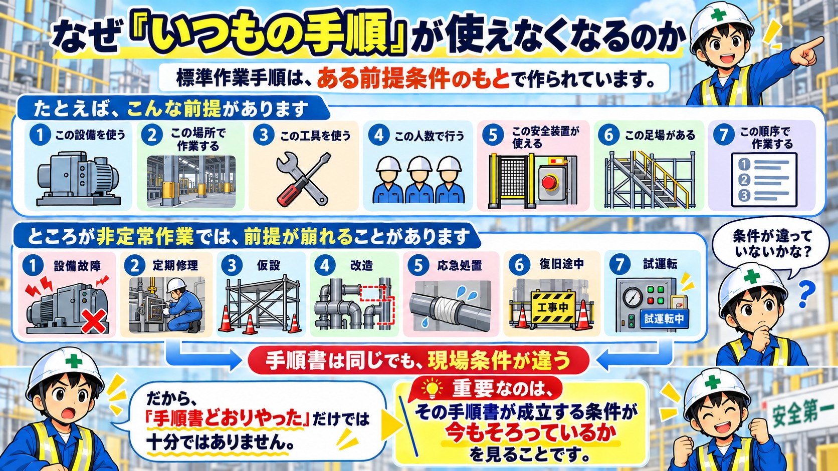 いつもの手順が使えない