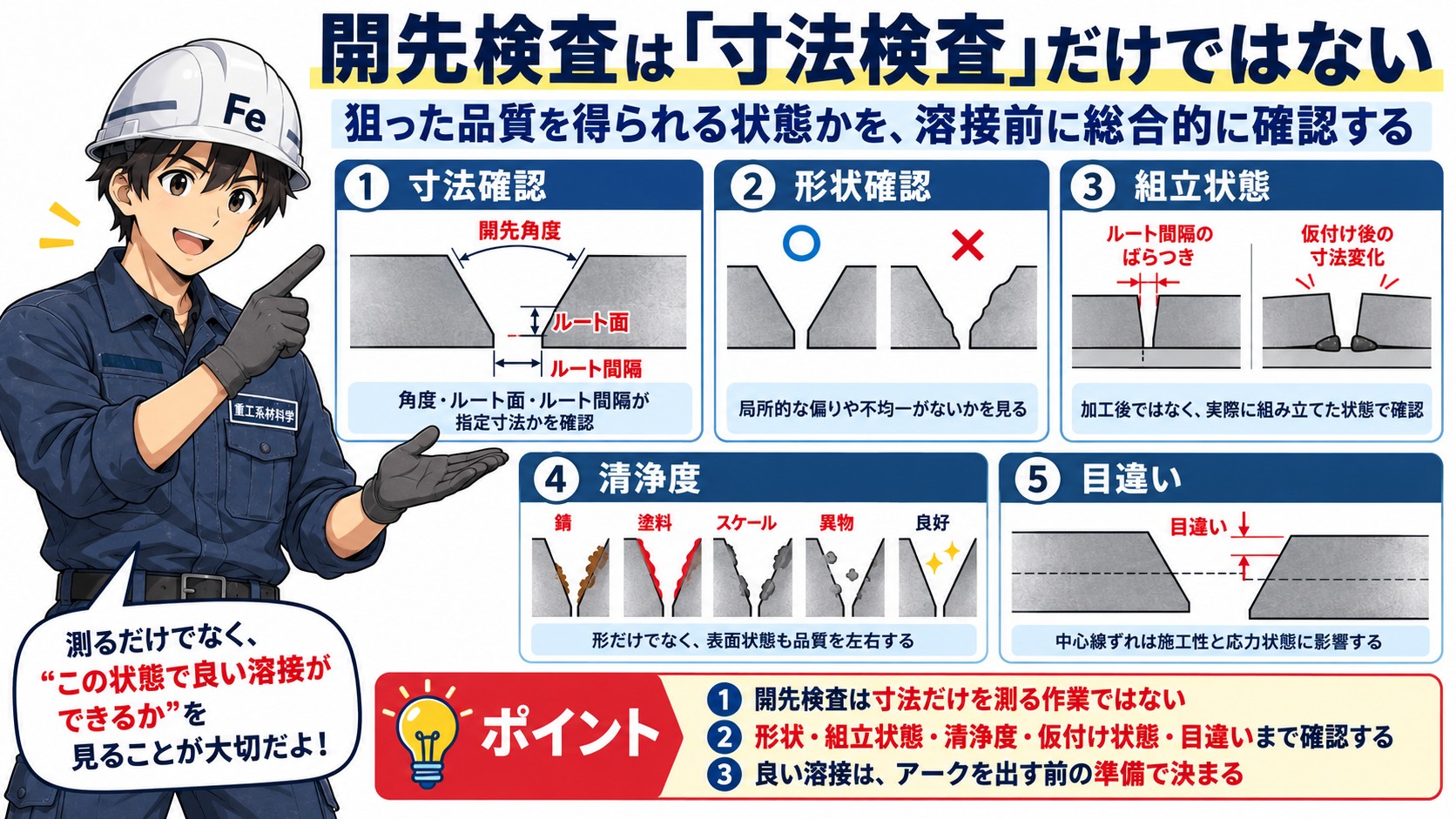 寸法検査だけではない